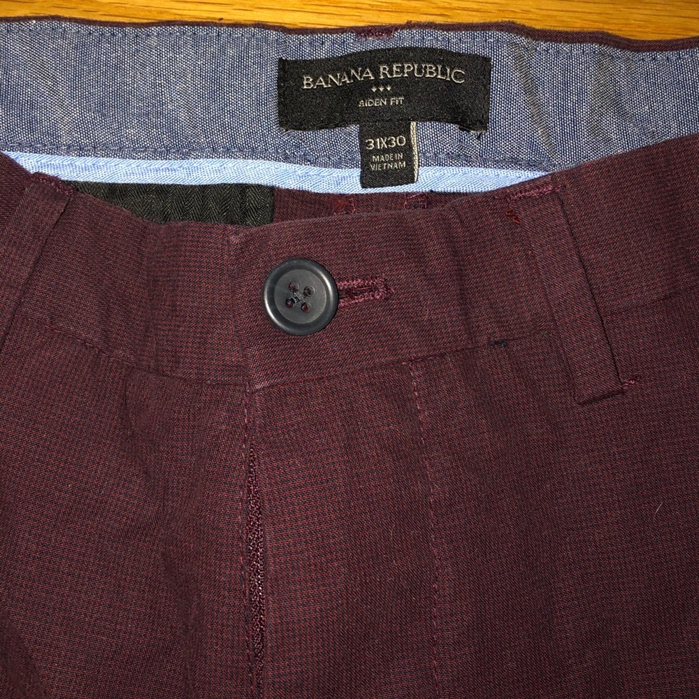 Banana republic mens aiden pants 31x30.